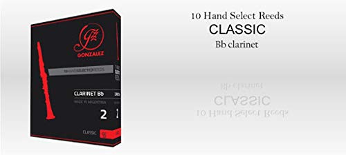 Gonzalez Classic Bb Clarinet Reeds Box of 10 Strength 2