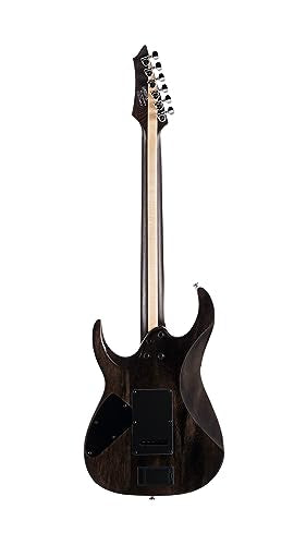 Cort 7 String Solid-Body Electric Guitar, Right, Lava Burst (X700DUALITYII-LVB)