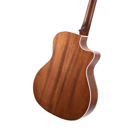 Cort GAMEDXOP Grand Regal Acoustic Electric Cutaway Guitar. Open Pore