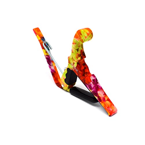Kyser Musical Products Quick-Change Ukulele Capo - For Ukuleles, Made in USA, Quality, Strong, Lightweight, Quick & Easy Key Changes, Innovative, Portable, Perfect Fit for Ukes