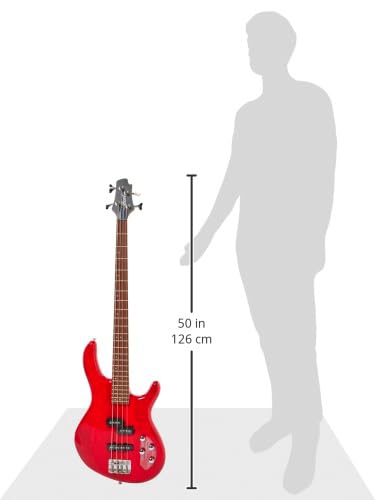 Action Bass-Plus-TR Trans Red Poplr Bd 2Bnd Act Eq P&J P/up
