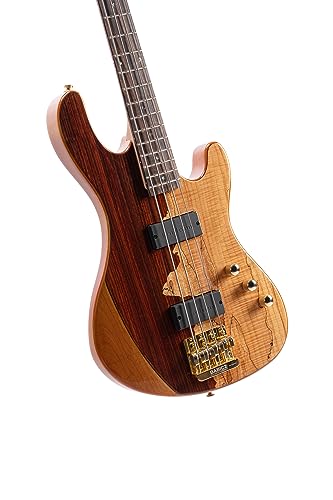 Cort, 4-String Bass Guitar, Right, Natural Glossy, Full (RITHIMICNAT)