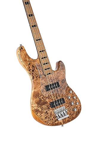 Cort 4 String Bass Guitar, Right, Open Pore Vintage Natural, Full (GBMODERN4OPVN)