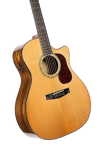 Cort 6 String Acoustic-Electric Guitar, Right, Natural, Full (GOLDA6-BO)