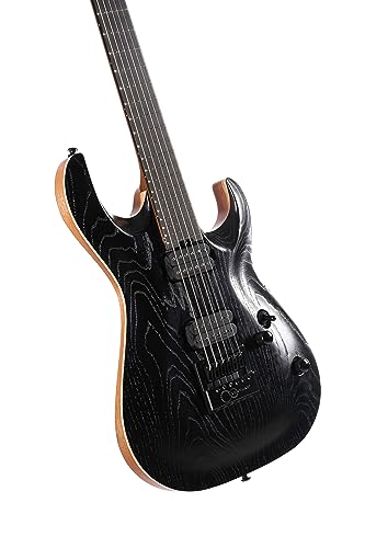 Cort KX Series 700 Evertune Electric Guitar, Open Pore Black
