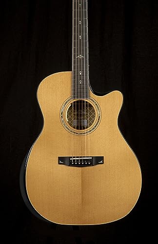 Cort 6 String Acoustic-Electric Guitar, Right, Natural Glossy, Full (GOLDEDGENAT)