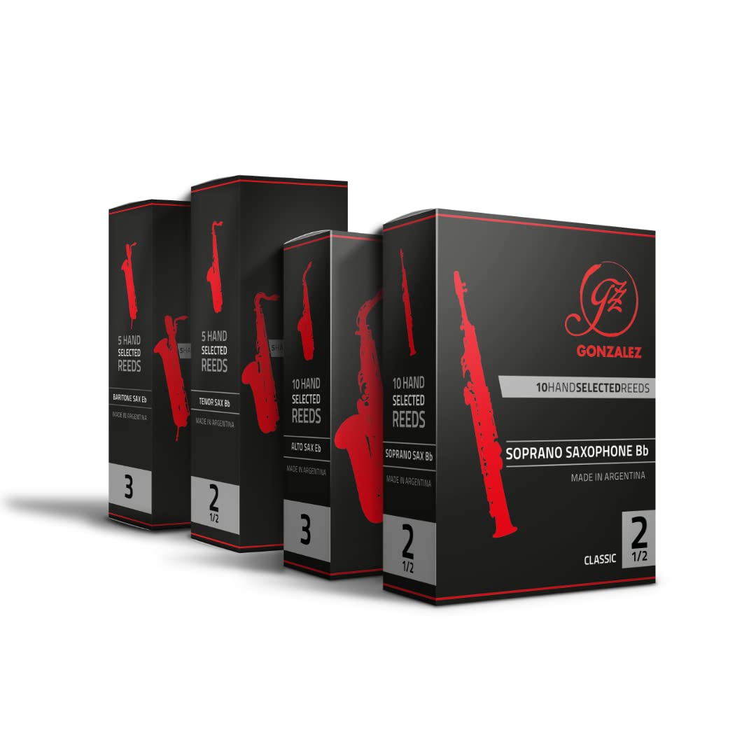 Gonzalez Classic Tenor Saxophone Reeds Box of 5 Strength 3