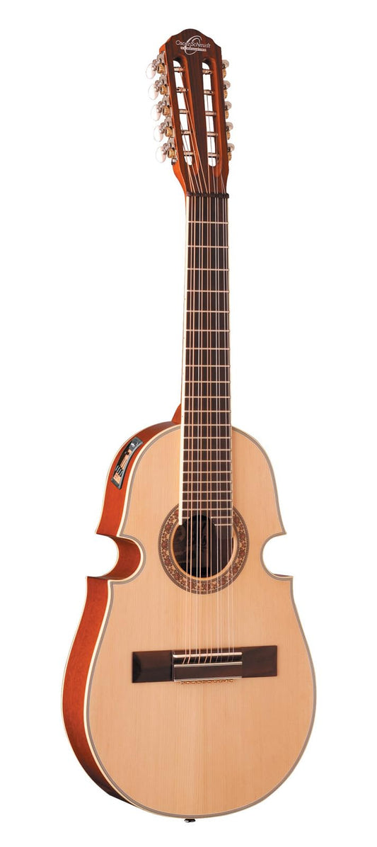 Oscar Schmidt OQ40SE Acoustic-Electric Latin Cuatro with Bag