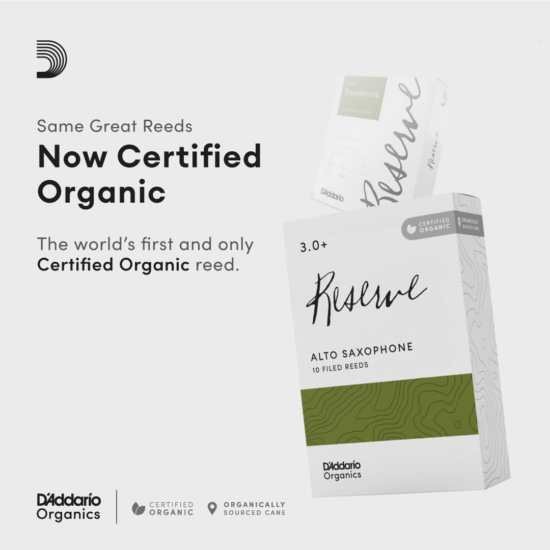 D’Addario Reserve Sax First & Only Organic