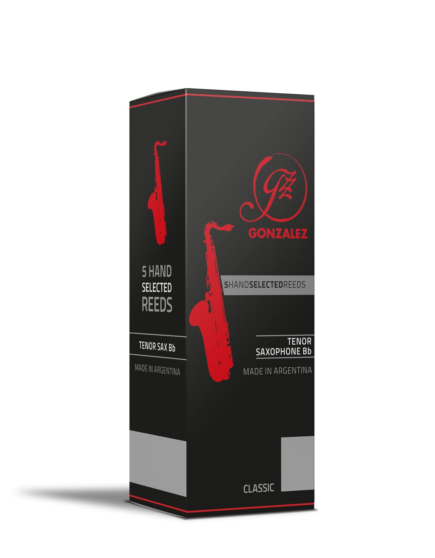 Gonzalez Classic Tenor Saxophone Reeds Box of 5 Strength 3