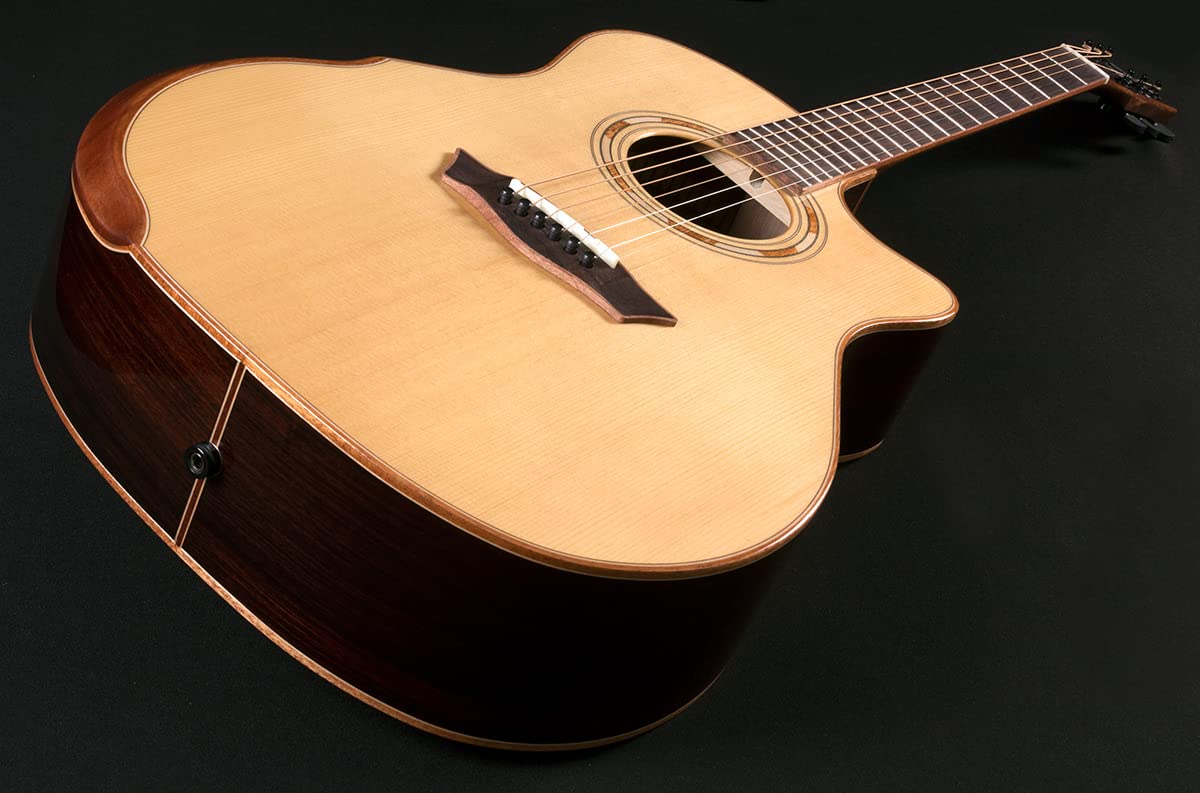 Washburn Comfort Deluxe 25 Series 6 String Acoustic-Electric Guitar, Right, Natural (WCG25SCE-O)