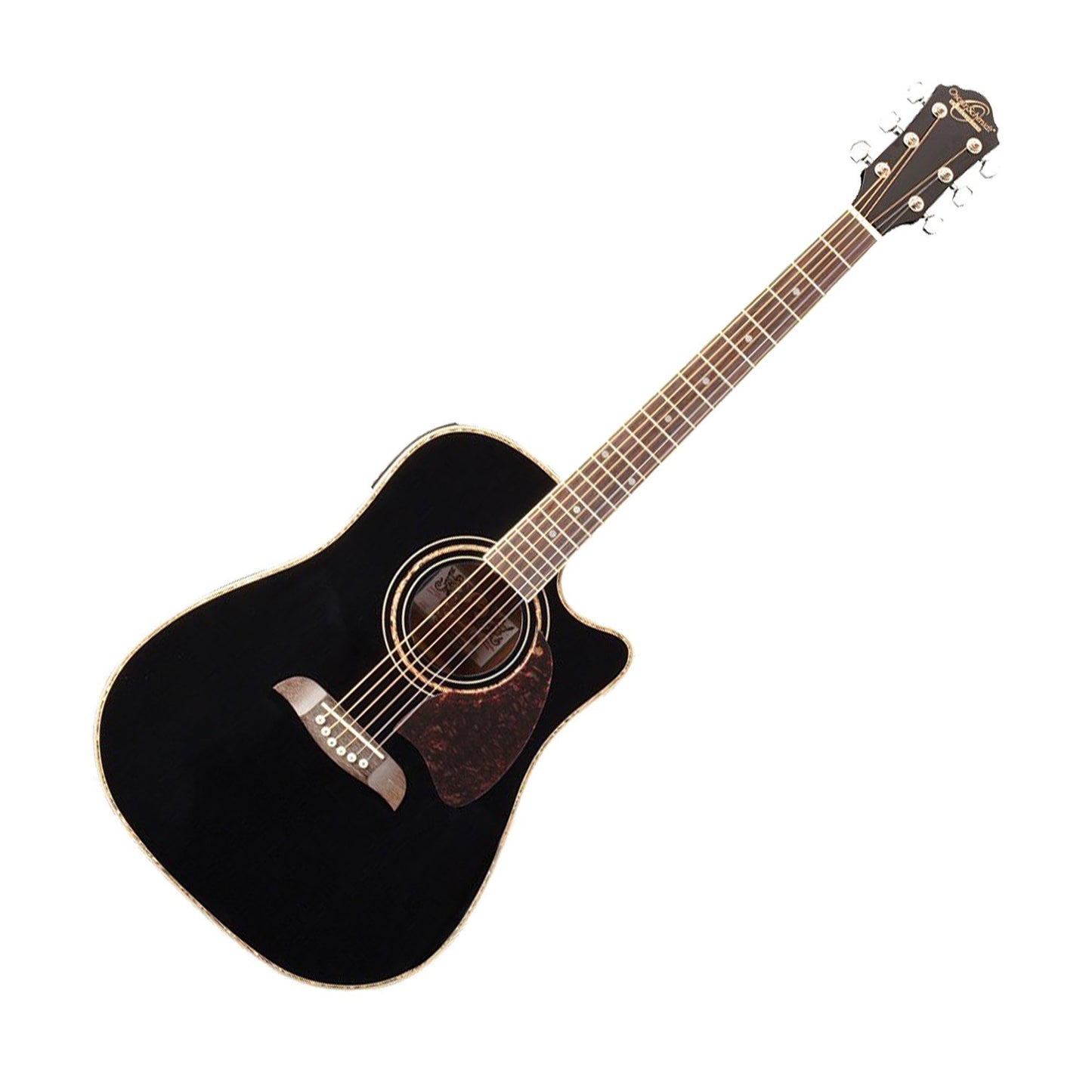 Oscar Schmidt 6 String Acoustic-Electric Guitar, Right (OG2CEB-A-U)