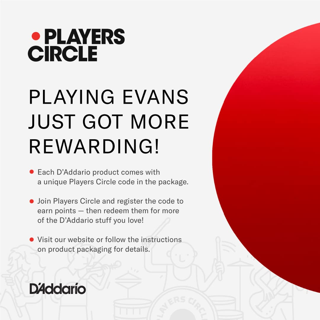 Evans G1 Clear Drumhead, 6 Inch