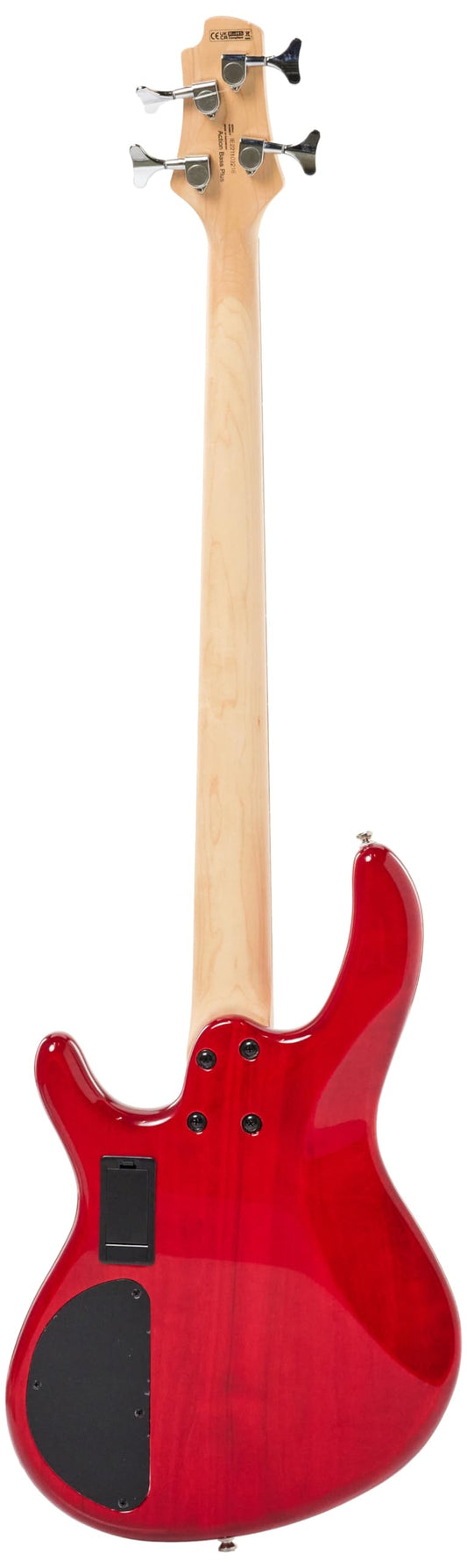 Action Bass-Plus-TR Trans Red Poplr Bd 2Bnd Act Eq P&J P/up