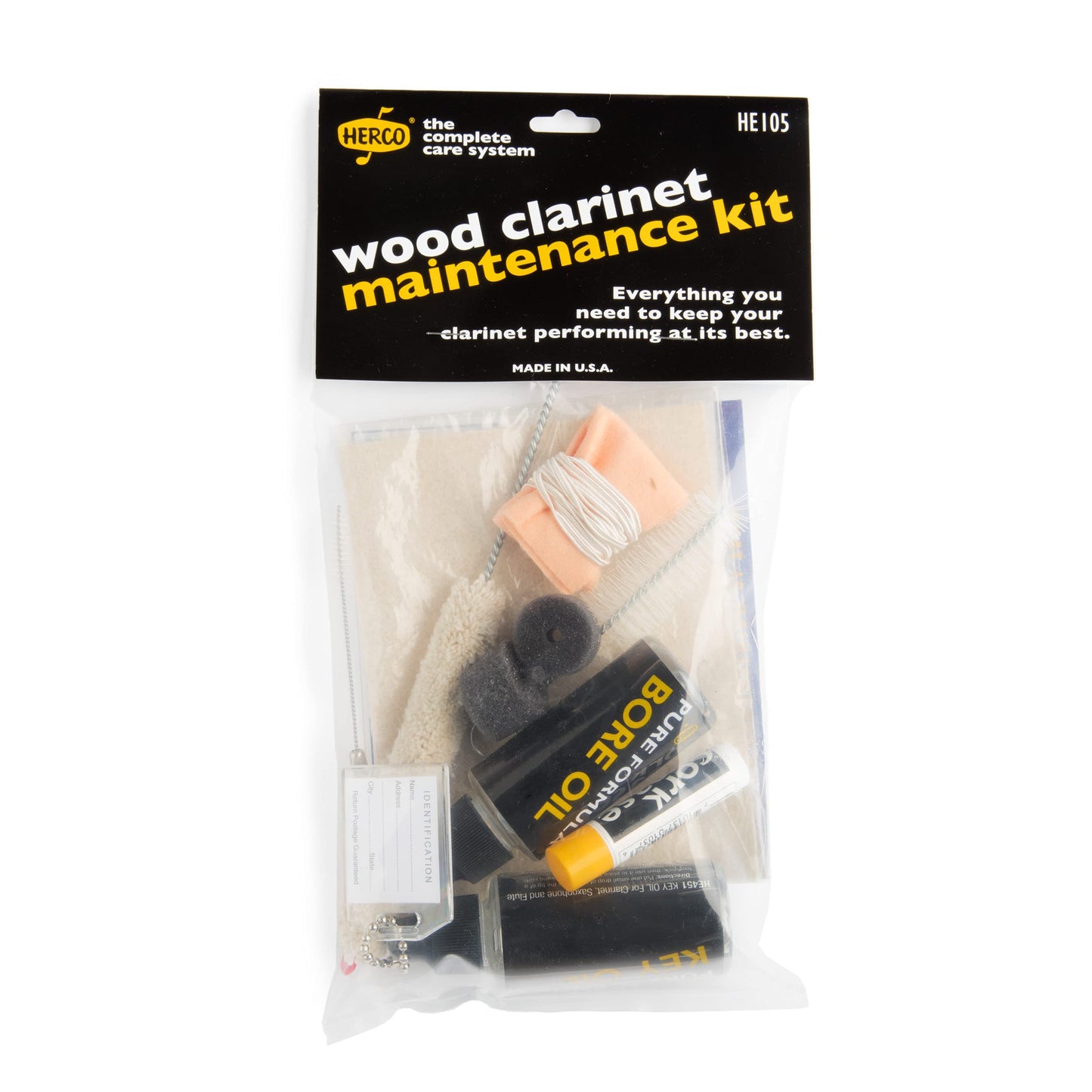 JIM DUNLOP Herco Wood Clarinet Maintenance Kit (41105000001)