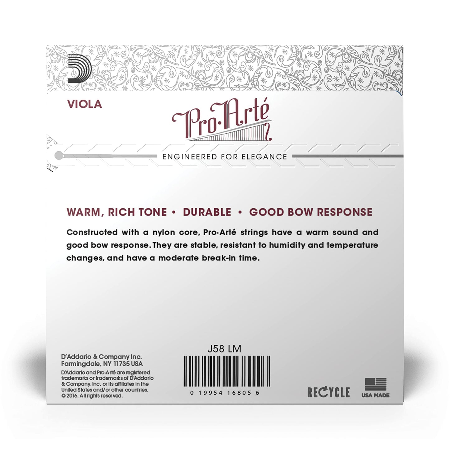 D'Addario Pro-Arte Viola String Set