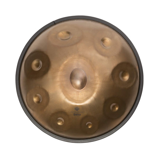 Sela Harmony 9-note Handpan - F La Sirena, Stainless Steel
