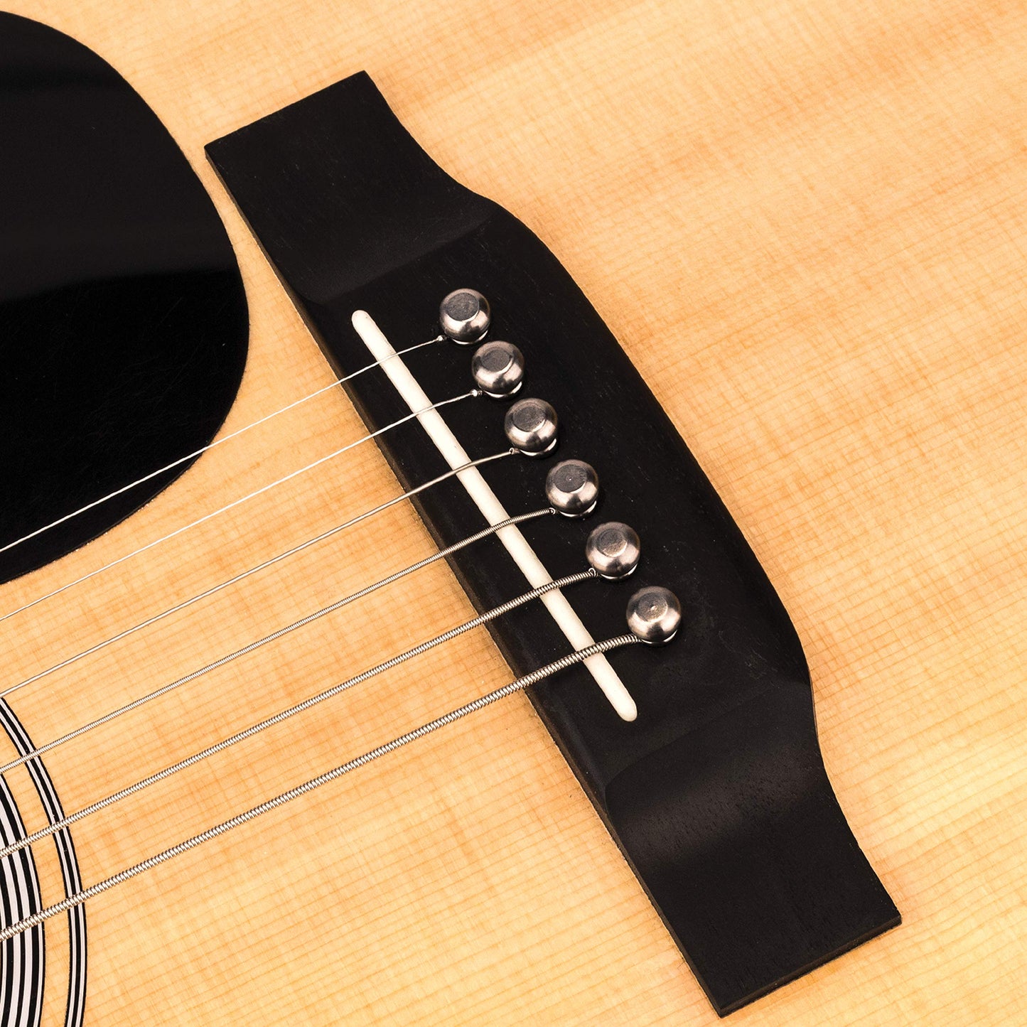 D'Addario Accessories Titanium Bridge Pins, by D'Addario (PWPS13),Black