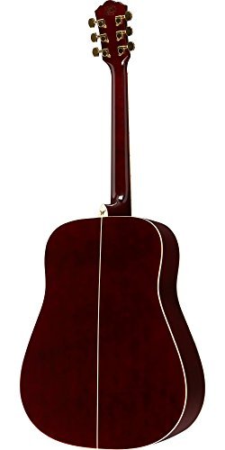 Washburn WD100DL Dreadnought Mahogany Acoustic Guitar Transparent Wine Red