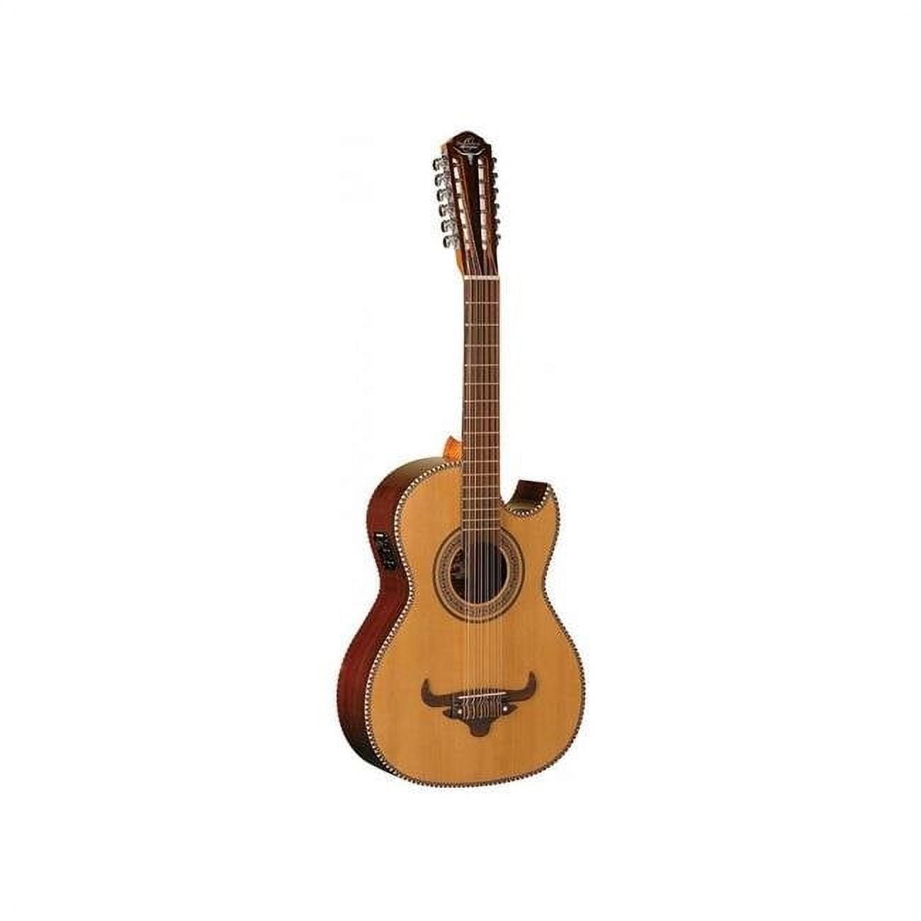 Oscar Schmidt OH52SE-O-U Solid Top Latin Instrument Acoustic Electric Bajo Sexto