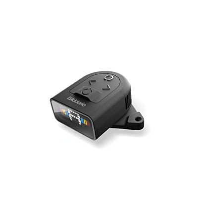 D'Addario Guitar Tuner - Micro Headstock Rechargeable Tuner - Tuner for Acoustic Guitar, Electric Guitar, Bass Guitar