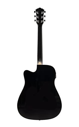 Washburn Vintage Series 6 String Acoustic-Electric Guitar, Right, Tobacco Sunburst (WA90CEVSB)