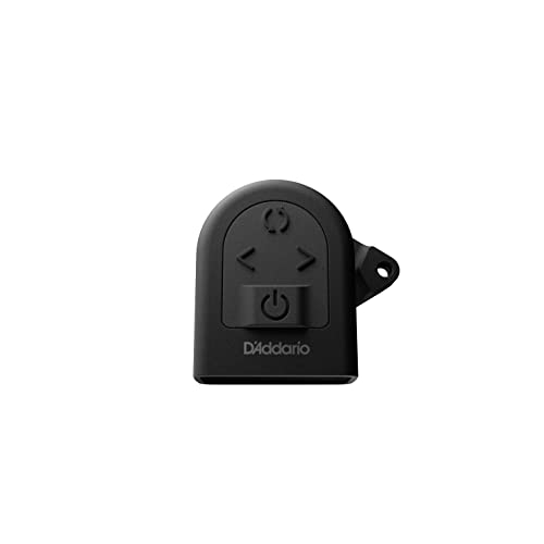 D'Addario Guitar Tuner - Micro Headstock Rechargeable Tuner - Tuner for Acoustic Guitar, Electric Guitar, Bass Guitar