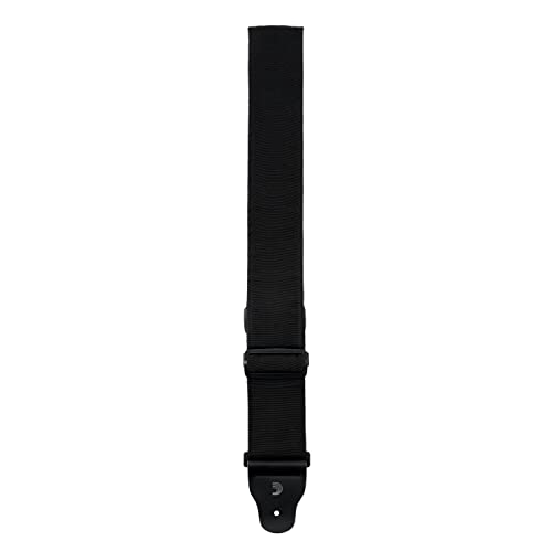 D'Addario Accessories Bass Guitar Strap - Bass Strap - Guitar Strap for Bass Players - Internal Pad - Black - 3" Wide
