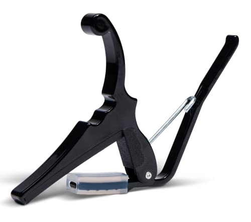 Kyser Musical Products Quick-Change Capo - For Electric Guitars, Made in USA, Quality, Strong, Lightweight, Quick & Easy Key Changes, Innovative, Perfect Fit for Electrics