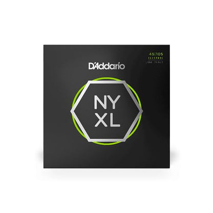 D'Addario NYXL50105 Nickel Wound Bass Guitar Strings, Medium, 50-105, Long Scale