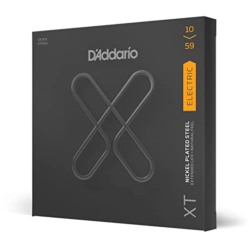 D'Addario XT Nickel Plated Steel Electric Guitar Strings, Regular Light (10-46)