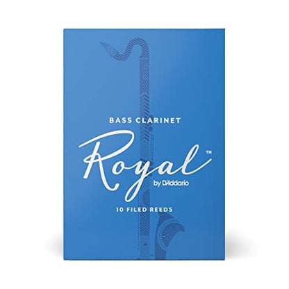 Royal by D'Addario Bass Clarinet Reeds, Strength 1.5, 10-pack
