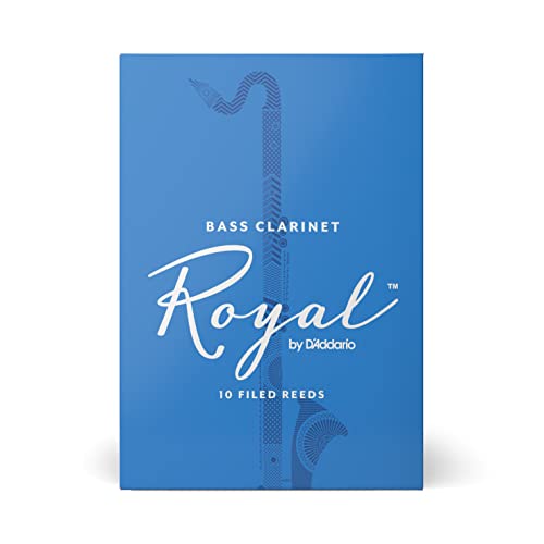 Royal by D'Addario Bass Clarinet Reeds, Strength 1.5, 10-pack