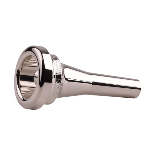 Denis Wick Euphonium S. Mead Mouthpiece Silver Plated | Large Shank Euphonium Mouthpiece | Euphonium Accessories for Enhanced Tone for Euphonium Players