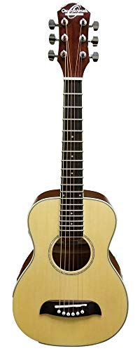 Oscar Schmidt OGHSP-A OGHS 1/2 Size Dreadnought Acoustic Guitar, Pink