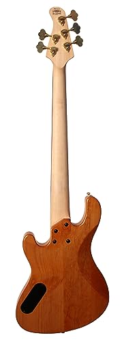 Cort, 5-String Bass Guitar, Right, Natural Glossy, Full (RITHIMICV)