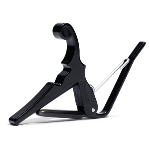 Kyser Quick-Change Capo for banjos, ukuleles, and mandolins, Black, KBMB