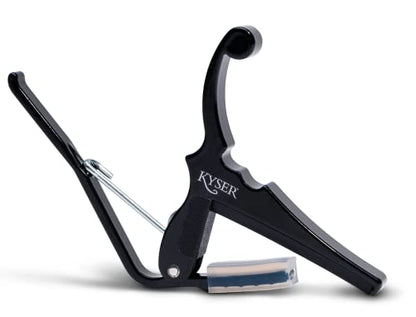 Kyser Musical Products Quick-Change Capo - For Electric Guitars, Made in USA, Quality, Strong, Lightweight, Quick & Easy Key Changes, Innovative, Perfect Fit for Electrics