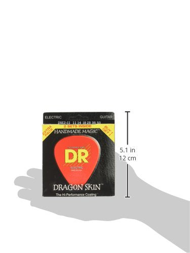 DR Strings DRAGON SKIN Electric Guitar Strings (DSE-2/11)