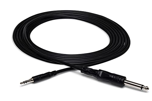 Hosa Cable CMP103 1/8 Inch TRS to 1/4 Inch TS Cable