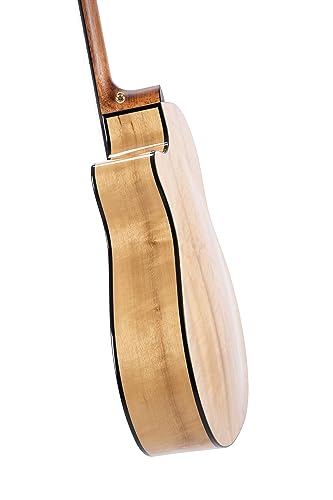 Cort 6 String Acoustic-Electric Guitar, Right, Natural Glossy, Full (GAMYBEVELNAT-U)