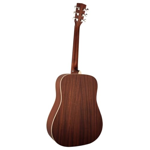 Cort EARTH70OP Dreadnought Acoustic Guitar Solid Spruce Top, Natural Open Pore
