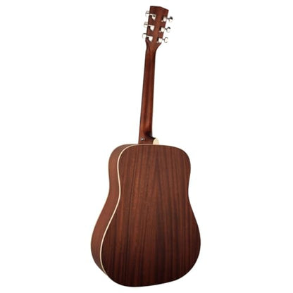 Cort EARTH70OP Dreadnought Acoustic Guitar Solid Spruce Top, Natural Open Pore