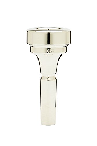 Denis Wick mouthpiece for horn, sterling silver plated brass