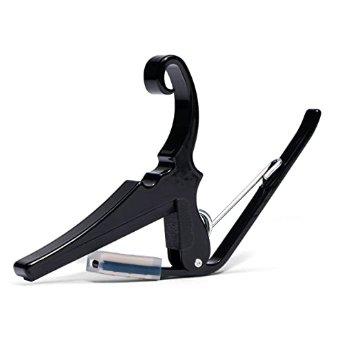 Kyser Musical Products Quick-Change Guitar Capo - For Classical Guitars, Made in USA, Quality, Strong, Lightweight, Quick & Easy Key Changes, Innovative, Perfect Fit