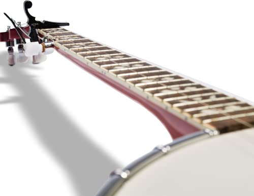Kyser Quick-Change Capo for banjos, ukuleles, and mandolins, Black, KBMB