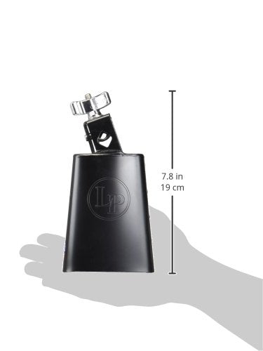 Latin Percussion LP204A Handheld Cowbell with Mount, Black