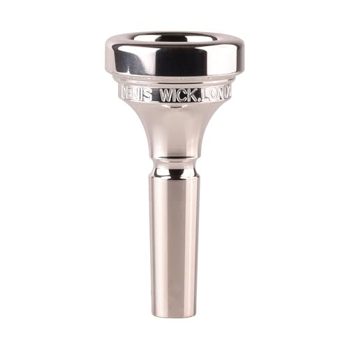 Denis Wick Trombone Classic Mouthpiece Silver Plated | Small Shank Trombone Mouthpiece for Clarity and Warmth | Tenor Trombone Mouthpiece | Great for Trombone Lead Players