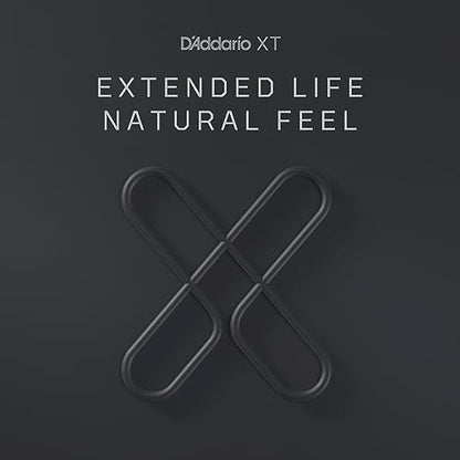 D'Addario Guitar Strings - XT Phosphor Bronze Coated Acoustic Guitar Strings - Extended String Life with Natural Tone & Feel - For 6 String Guitars -