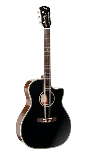 Cort Essence Series ES-GA4 Grand Auditorium Cutaway Acoustic Electric Guitar